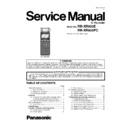 Panasonic RR-XR800E, RR-XR800PC Service Manual