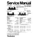 Panasonic RS-EH60EEP Service Manual