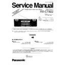 Panasonic RX-CT822GC Service Manual Changes