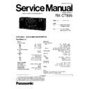 Panasonic RX-CT895GC, RX-CT895GU Service Manual