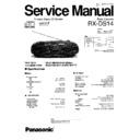 Panasonic RX-DS14P, RX-DS14PC Service Manual