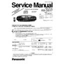 Panasonic RX-DS17GN Service Manual Changes