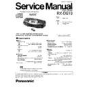 Panasonic RX-DS18EEBEG Service Manual