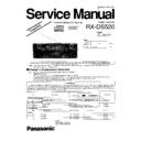 Panasonic RX-DS520PC Service Manual Simplified