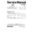Panasonic RX-DS7PC Service Manual