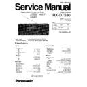Panasonic RX-DT530EBEG Service Manual