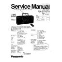 Panasonic RX-DT670 Service Manual