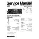 Panasonic RX-DT770EP Service Manual