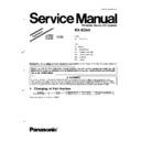 Panasonic RX-ED50 (serv.man2) Service Manual Supplement