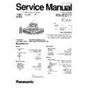 Panasonic RX-ED77GC Service Manual