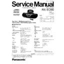 Panasonic RX-ED90EGEB Service Manual