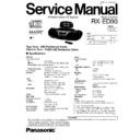 Panasonic RX-ED90PP Service Manual