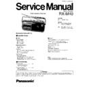 Panasonic RX-M40GC, RX-M40GU Service Manual