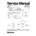 Panasonic RX-M50 (serv.man2) Service Manual Supplement