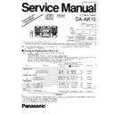 sa-ak15pc service manual simplified