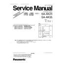 sa-ak25, sa-ak35 service manual supplement