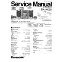 Panasonic SA-AK35GC, SA-AK35GK Service Manual