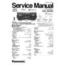 sa-ak40pc service manual