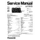 sa-ak60gcs, sa-ak60gk service manual