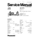 Panasonic SA-AK78 Service Manual