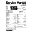 sa-ak80gc, sa-ak80gk service manual