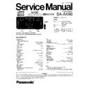 Panasonic SA-AK90 (serv.man3) Service Manual