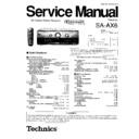 sa-ax6pp service manual