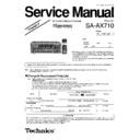 sa-ax710gk service manual simplified