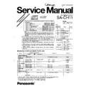 Panasonic SA-CH11 (serv.man2) Service Manual Supplement