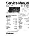 Panasonic SA-CH64MGC, SA-CH64MGN, SA-CH64MGCS Service Manual