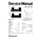 Panasonic SA-CH750E, SA-CH750EB, SA-CH750EG, SA-CH750GC, SA-CH750GN Service Manual