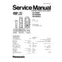 Panasonic SA-DM3E, SA-DM3EB, SA-DM3EG Service Manual