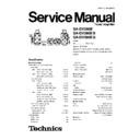 Panasonic SA-DV290E, SA-DV290EB, SA-DV290EG Service Manual