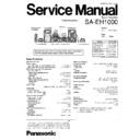 Panasonic SA-EH1000GK Service Manual