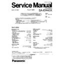 Panasonic SA-EH40XGK Service Manual