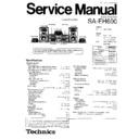 Panasonic SA-EH600GC, SA-EH600GN Service Manual