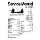 Panasonic SA-EH750 Service Manual