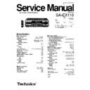 Panasonic SA-EX110P, SA-EX110PC Service Manual
