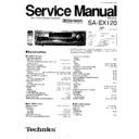 Panasonic SA-EX120E Service Manual