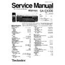 Panasonic SA-EX300EEBEG Service Manual