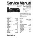 Panasonic SA-EX300GC, SA-EX300GN Service Manual