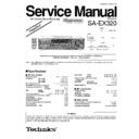 Panasonic SA-EX320EEBEG Service Manual