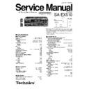 Panasonic SA-EX510 Service Manual