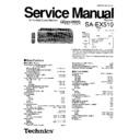 Panasonic SA-EX510GC, SA-EX510GK, SA-EX510GN Service Manual