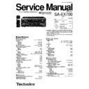 Panasonic SA-EX700EEBEG Service Manual