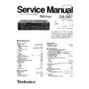 Panasonic SA-G67PP Service Manual