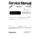Panasonic SA-G68PP Service Manual Simplified