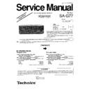Panasonic SA-G77PP Service Manual Changes