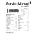 Panasonic SA-GX470 Service Manual