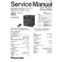 Panasonic SA-HD52E, SA-HD5EB Service Manual